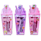 Cute Ice Cream Shiny Lip Gloss Lip Balm Set Girls Woman Waterproof Longlasting Natural Moisturizing Lips Makeup