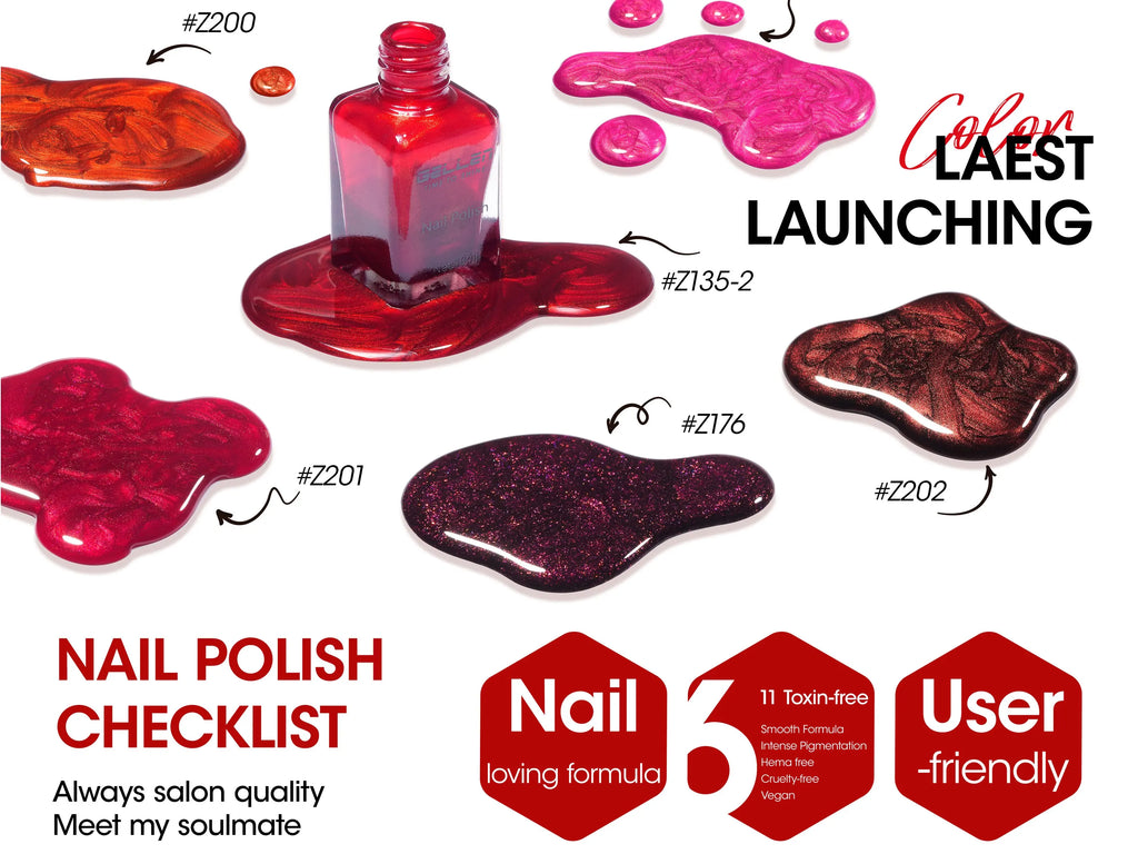GELLEN Dark Red Jelly Transparent Gel Nail Polish Pink Skin 6pcs Set Quick Air Dry Autumn Winter Nails Polishes 10ml 2026 New