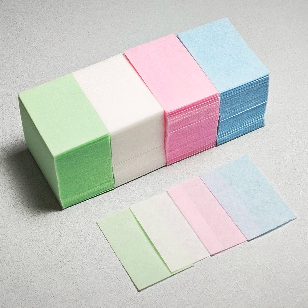 Nail Polish Remover Lint Free Nail Art Removal Wipes Cotton Pad Gel Nail Polish Eyelash Glue Cleaning Wipes Nails Accessories