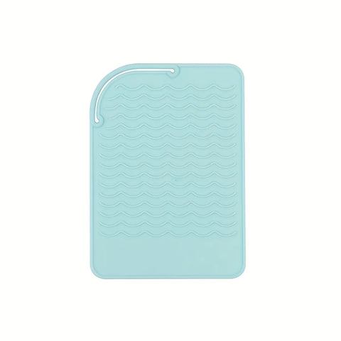 1pcs Heat Resistant Silicone Mat Pad Non-Slip Mat Silicone Heat Insulation Pad for For Hair Tools Hot Iron Hairdressing Tools