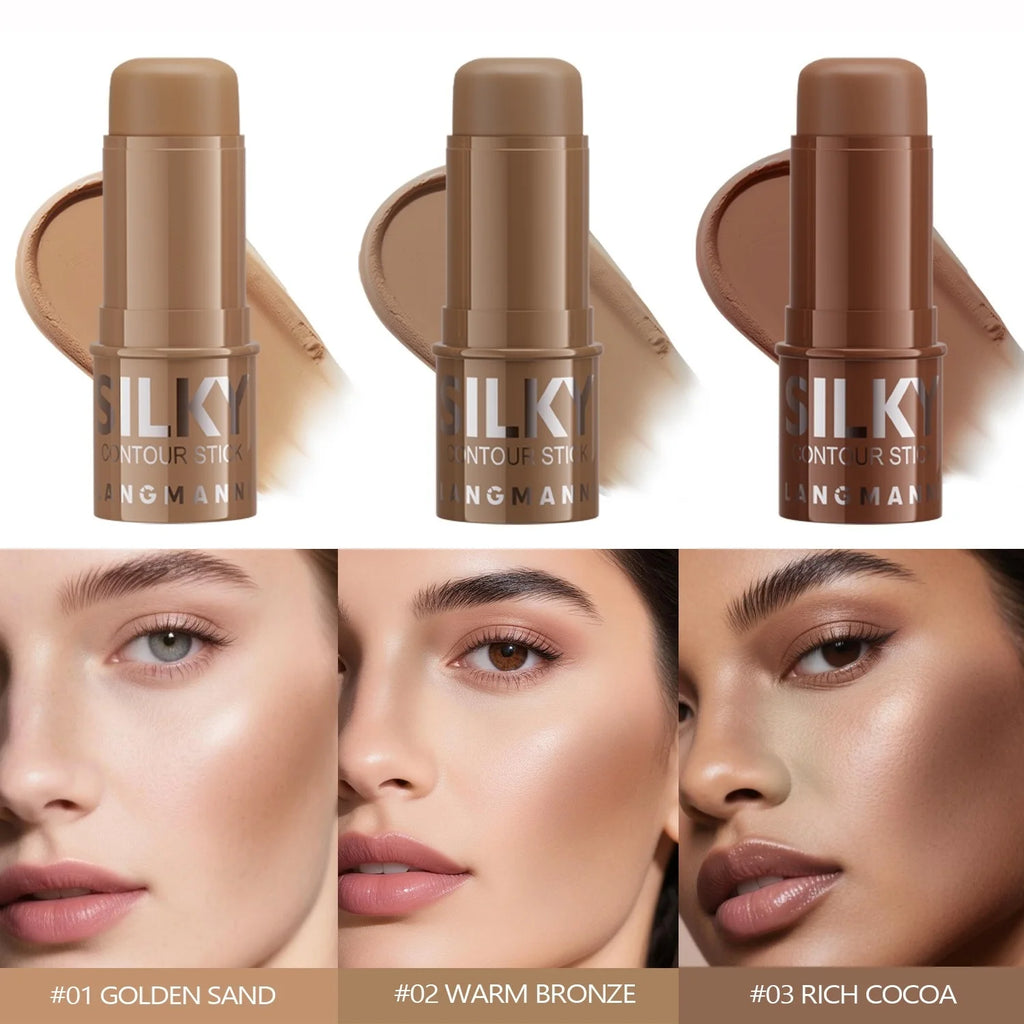 1Pc Multi-purpose Contour Stick Natural Matte Highlighters Nose Shadow Cream Lasting Contouring Bronzer Face Makeup Cosmetics