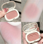 Face Blusher Matte Natural Cheek Tint Brighten Face Contouring Waterproof Cosmetics Blush Powder Soft Female Makeup 1pcs Blusher