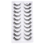 False Eyelashes 3/10 Pairs Natural Long Mink Lashes Strip Dramatic Fake Lashes Full Eye yelash Extension Makeup Faux Cils Tool