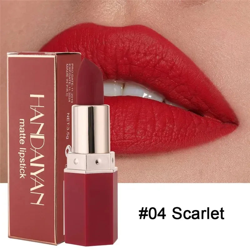 Matte Velvet Lipstick Waterproof Lasting Purple Tint Lip Gloss Non Stick Cup Moisturize Lipstick Not Fading Luxury Lips Makeup