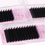 Aguud L M Curl 8-15m Individual Eyelash Extension Classic Lashes Extensions Trays Wholesale Matte Black Soft Mink Faux Eyelashes