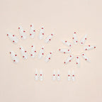 24 pieces of ins-style long press-on nails (teardrop shape), paired with 1 piece of jelly glue and 1 nail file