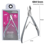 Stainless Steel Cuticle Trimmer Nail Nipper Cuticle Remover for Nail Products Toenails Dead Skin Professional Pedicure Tools