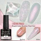 PUENTE 5ml Metallic Painting Liner Gel Polish Bright Mirror Effect Semi-Permanent UV Nail Varnish For Stunning French Nail Art