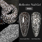 LILYCUTE Nude Crystal Rubber Base Gel Nail Polish Natural Color Semi Permanent UV Gel Soak Off Self Leveling Nail Gel Varnishes