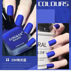 12ml Frosted Nail Polish Quick Dry Long Lasting No Baking Matt Semi-permanent Nail Art Nail Gel Varnish Manicure Tools