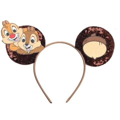 Boys Disney Mouse Ears Headbands Mickey Mouse Hairband With No Bow Party Festival Cosplay Christmas Birthdays Hair Accessories