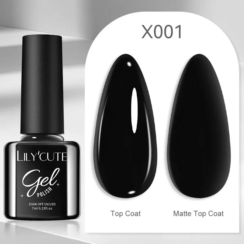 LILYCUTE  5ml Gold Sliver Metallic Liner Gel Nail Polish French Style Super Bright Mirror Pull Line Graffiti Painting Stripe Gel