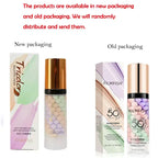 Face Makeup Primer Tri-color Cream Contour Color Isolation Waterproof Makeup Foundation Natural Makeup Base Cream 40g