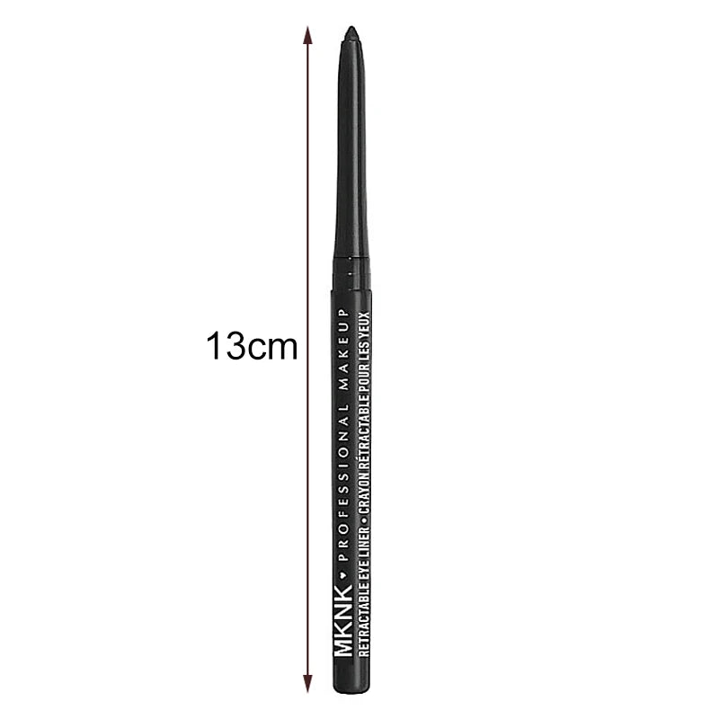 Waterproof Black Eyeliner Pencils Smudge-Proof Long-Lasting Beginner-Friendly Eye Makeup High Pigment Black White Eye Liner Pen