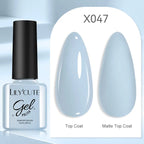 LILYCUTE  5ml Gold Sliver Metallic Liner Gel Nail Polish French Style Super Bright Mirror Pull Line Graffiti Painting Stripe Gel