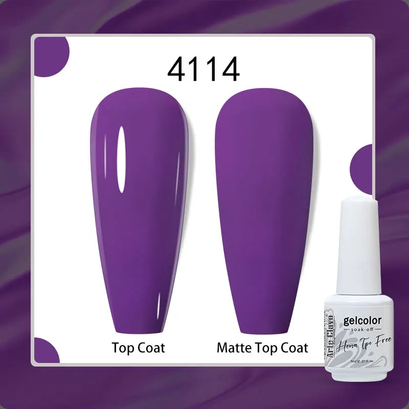 Arte Clavo 8ml HEMA TPO Free Gel Nail Polish Nail Art Manicure Semi Permanent Gel UV Hybrid Varnishes Base Top Coat Enamels New