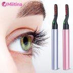 Electric Eyelash Curler Heated Portable Safety Electric Eye Lashes Eyelash Grafting Long Lasting Mini Fast Heating Makeup Tools