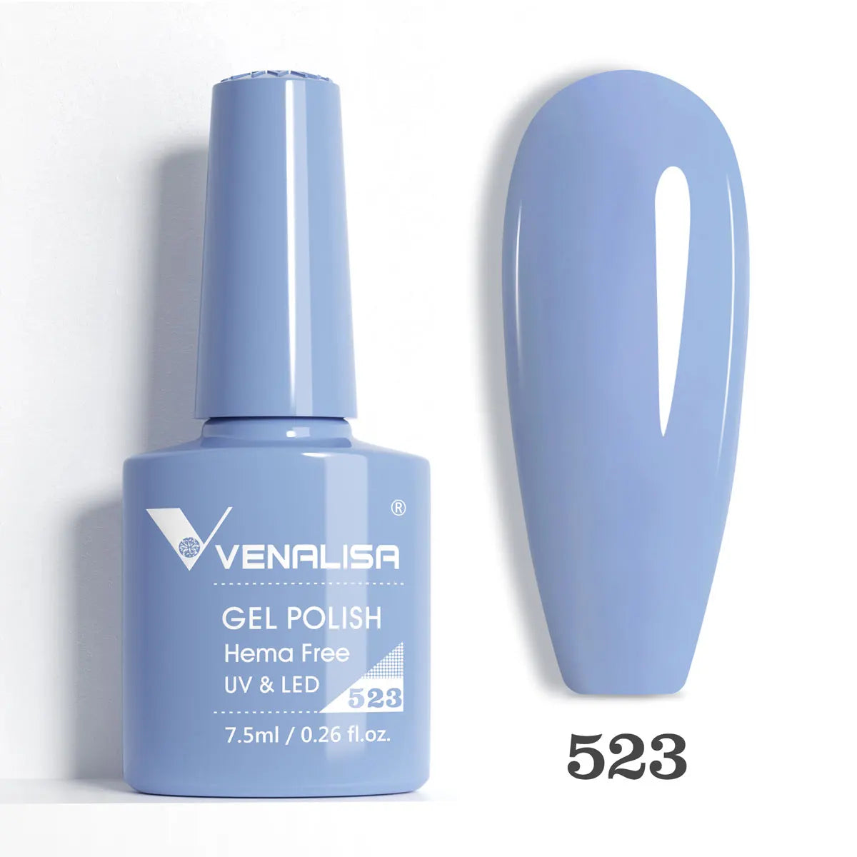 Venalisa HEMA TPO FREE 7.5ml Gel Polish Nail French Pink Jelly Nude Collection Nail Gel Polish Glitter Gorgeous Soak Off UV LED