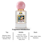 Osmanthus, Peony, and Pomegranate Fragrance Perfume for Women - Crystal Diamond Series, Light and Elegant Scent parfum