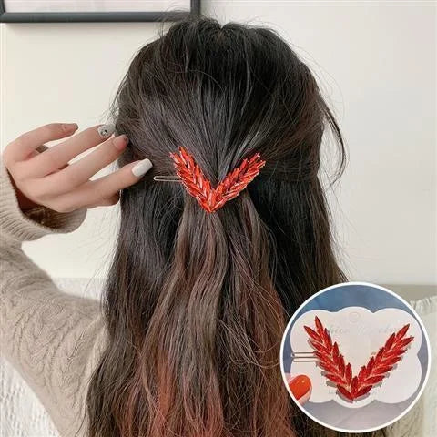 Luxury Shining Crystal Hair Clip For Women Korean V Shape Buckle Hairpins Girls Hair Accessories Headwear Fashion Ornaments Gift
