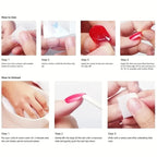 24 pieces of short square fake nails, featuring a halo dyed gradient heart and a colorful French design in European and American