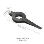 Out Handle Pig 1pcs hair clipper Slant Tweezer With Hollow Professional Eyebrow Facial Hair Remover Practical Beauty Tool For Me