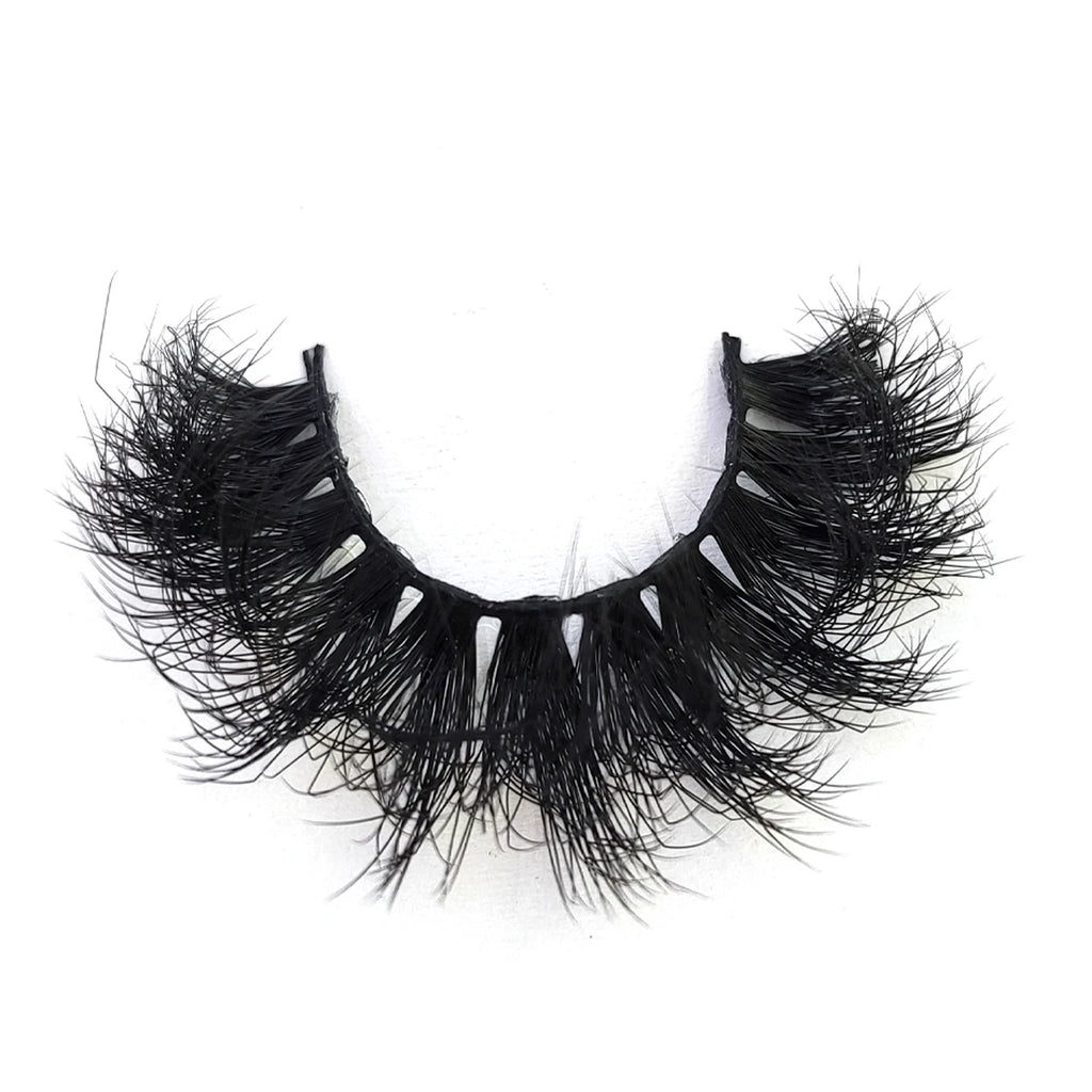 HBZGTLAD 5/8 Pairs of Natural Russian Striped Mink Lashes 3D False Lashes Volume Wavy False Lashes Eyelash Extensions Makeup