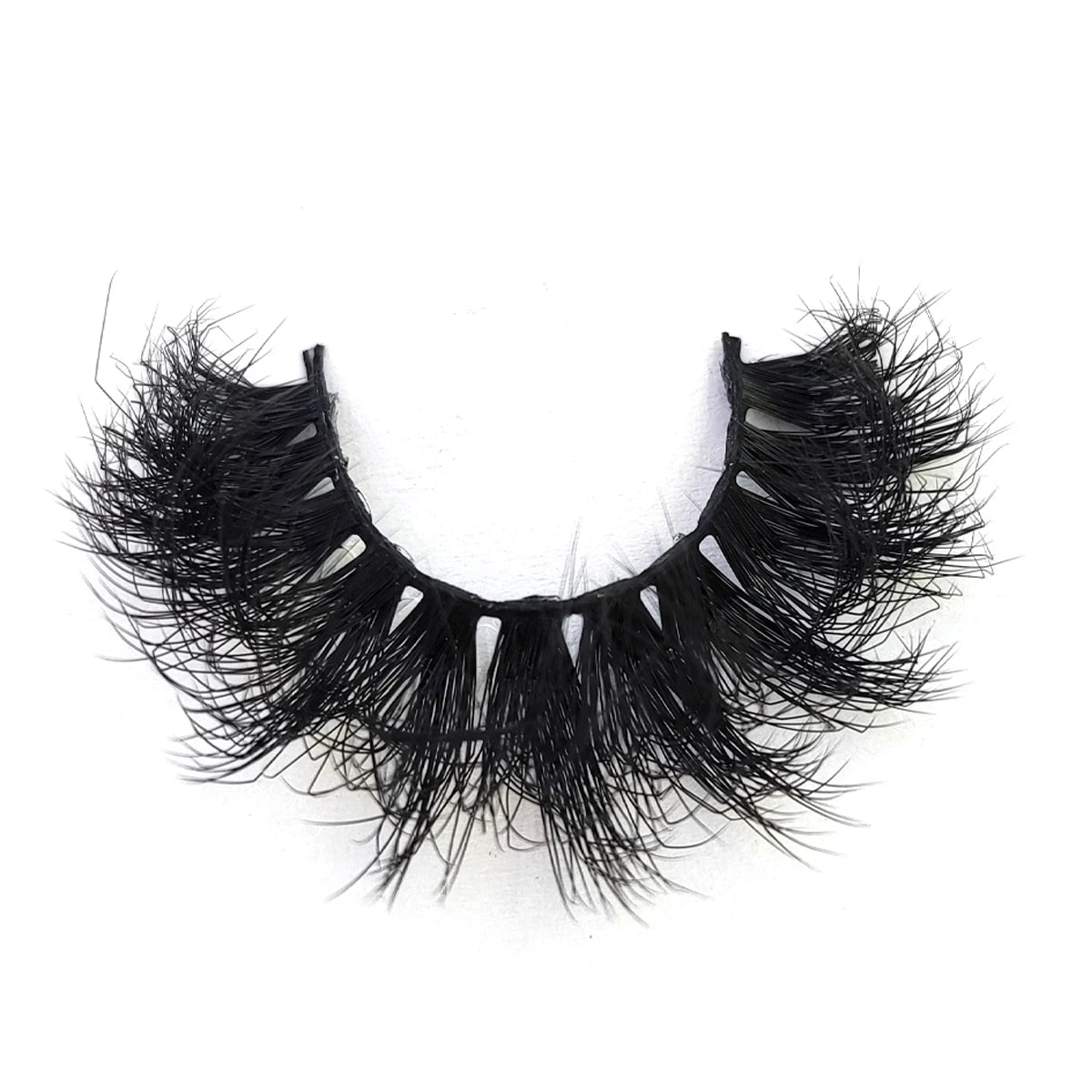 HBZGTLAD 5/8 Pairs of Natural Russian Striped Mink Lashes 3D False Lashes Volume Wavy False Lashes Eyelash Extensions Makeup