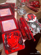 Little Ondine 3D Blush Palette Brighten Face Natural Makeup Blusher Lip Glaze Eyeliner Mascara