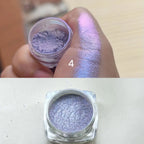 Chameleon Glitter Eyeshadow Pearly Shimmer For Brightening Contouring, Metallic Gradient Colors Easy Lazy Eye Makeup Festivals