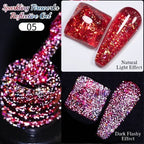PUETNE 7.5ML Amber Moonlight Cat Magnetic Gel Nail Polish Winter Nails Jelly Glass Cat Eye Soak Off UV Semi-Permanent Varnish