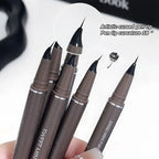 Curved Eyeliner Pen Quick Dry Liquid Eye Liner Easy To Draw Ultra-fine Lying Silkworm Pencil Black Brown Lower Eyelash Makeup