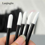 Lanjinglin 5/50 Pcs Lip Brush Reusable Makeup Brushes Lipstick Applicator Wands Eyelashes Extension Tool Beauty Accessories