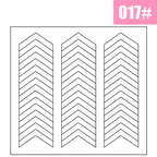 1PCS White French Manicure Strip Nails Sticker Stencil Guide French Nail Art Decals Form Fringe DIY Line Tips Decoration Tools