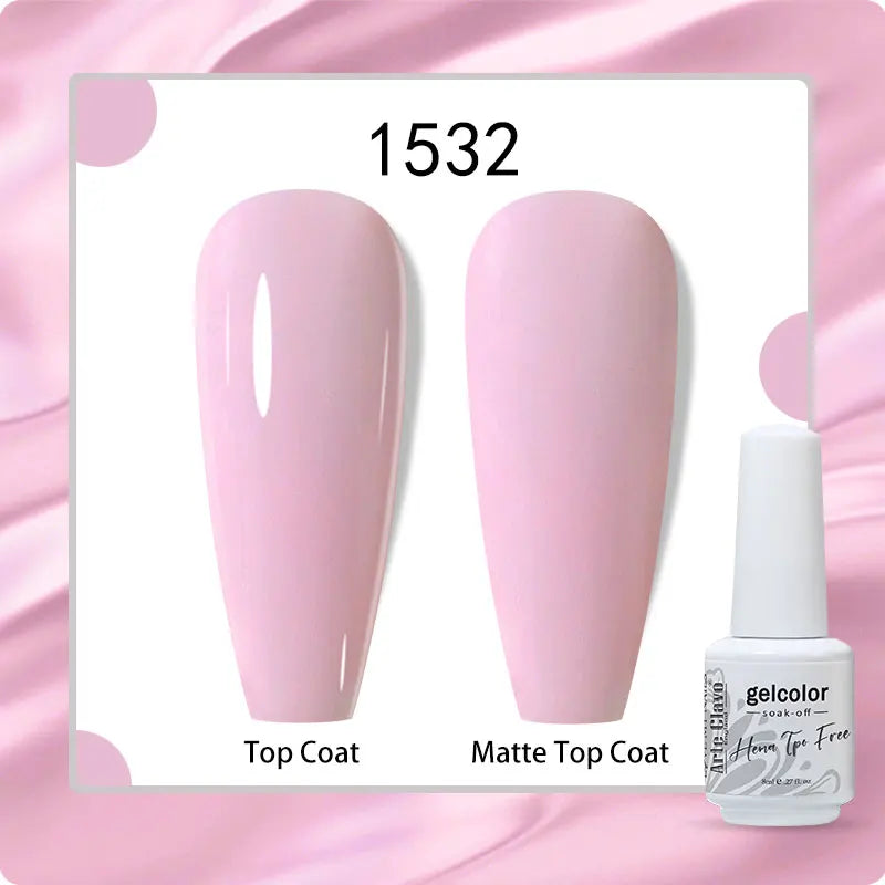 Arte Clavo 8ml HEMA TPO Free Gel Nail Polish Nail Art Manicure Semi Permanent Gel UV Hybrid Varnishes Base Top Coat Enamels New