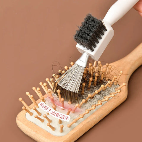 2 in 1 Comb Cleaner Delicate Cleaning Hair Brush Comb Cleaning Tools Hairbrush Cleaner Metal Wire Comb Cleaner Hair Brush Rake