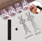 3pcs Pink Cat Eye Gel Nail Polish & Magnet Tools Set 1ja(0.34oz ) Magnetic Cats Eye Nail Gel UV Semi-permanent Varnish Nail Supp