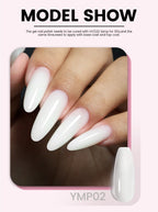 YOKEFELLOW 15g Jelly Extension Gel Nail Polish Nude Pink Clear Building Construct Extend Gel Soak Off UV LED Acrylic Gel Varnish