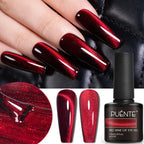 PUENTE 5ml Metallic Painting Liner Gel Polish Bright Mirror Effect Semi-Permanent UV Nail Varnish For Stunning French Nail Art