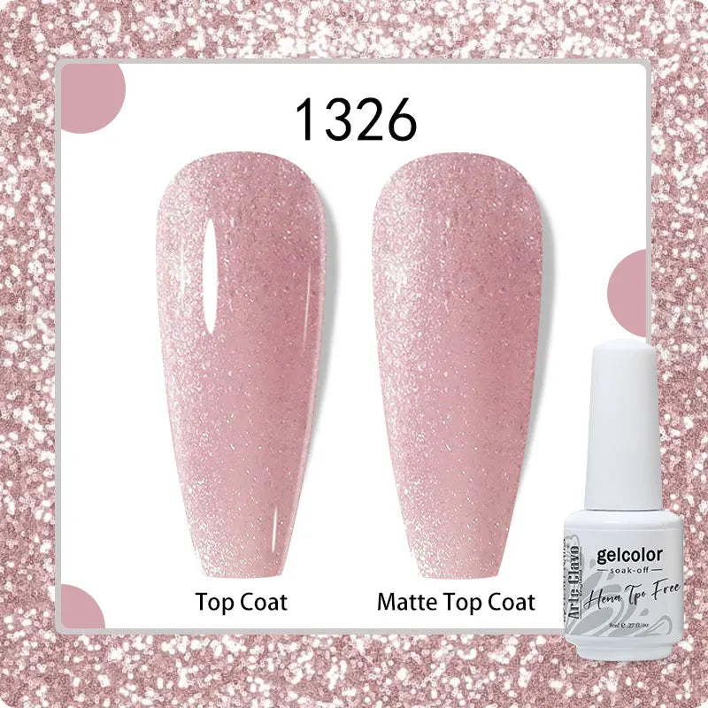 Arte Clavo 8ml HEMA TPO Free Gel Nail Polish Nail Art Manicure Semi Permanent Gel UV Hybrid Varnishes Base Top Coat Enamels New