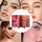 82 Colors Eyeshadow Palette Matte Shimmer Glitter Waterproof Blendable Pigment Makeup Set for Cosplay Party Festival Eye Makeup