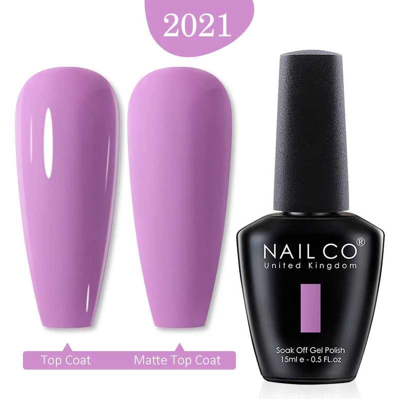 NAILCO Red Colors Series 15ML Nail Gel Polish Nail Supplies Semi Permanent For Nail Art Manicure Soak Off LED UV Hybrid Varnish