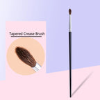 Small Crease Brush Mini Pointed Eyeshadow Blending Makeup Brush Fluffy Goat Hair / Horse Hair Precise Tapered Crease Makeup Tool