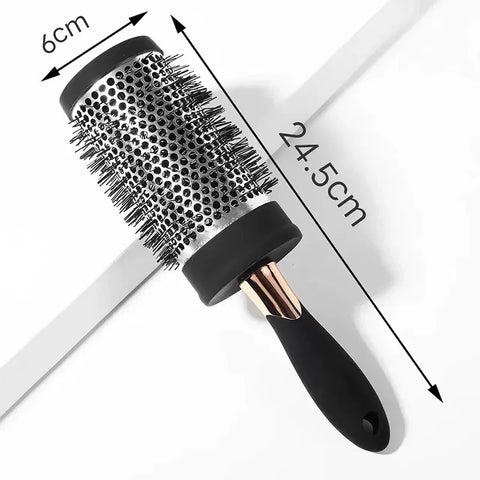 5 Size Ceramic Ion Hair Brush Nano Hairbrush Thermal Ceramic Ion Round Comb Hairdressing Hair Salon Styling Drying Curling