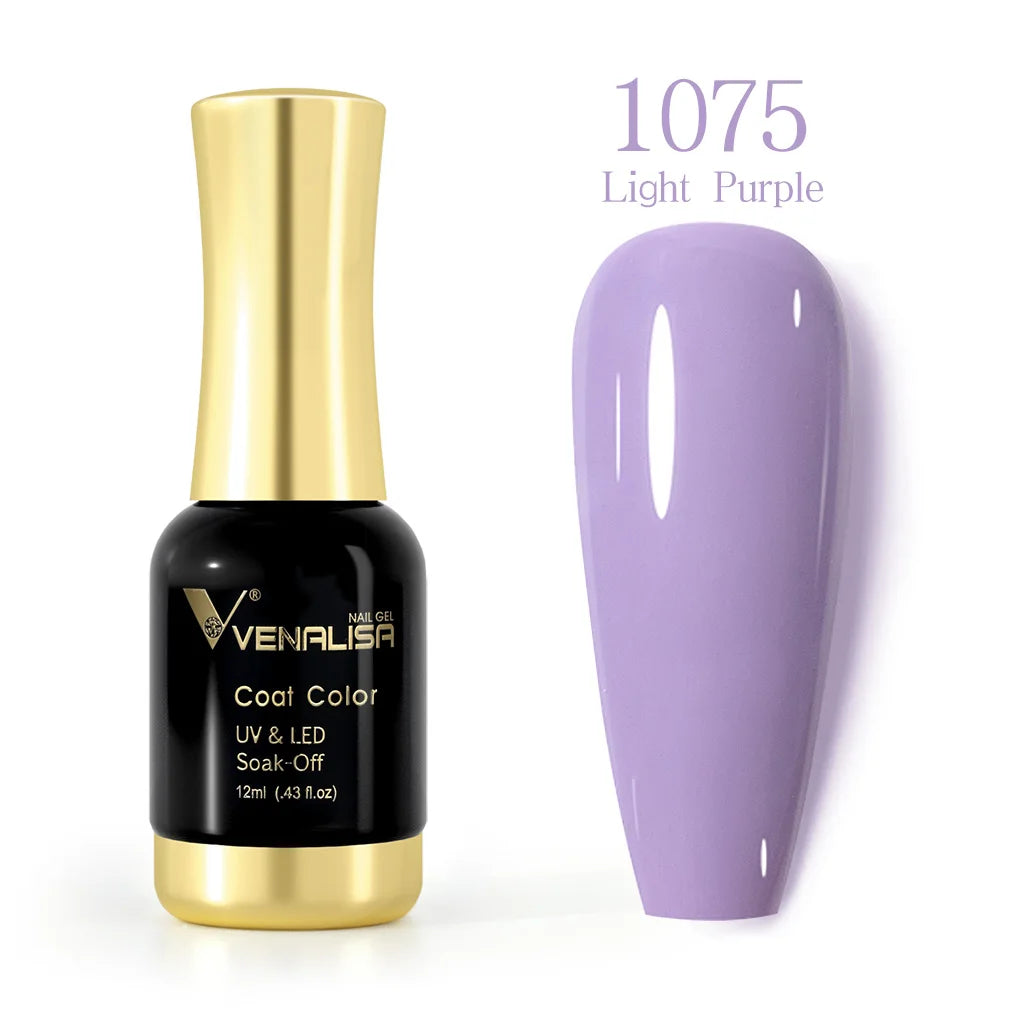 Venalisa 12ml Platinum Gel Nail Polish Super Shiny Effect Nail Gel Perfect Soak off UV&LED Nail Color Foil Chrome Gel Polish