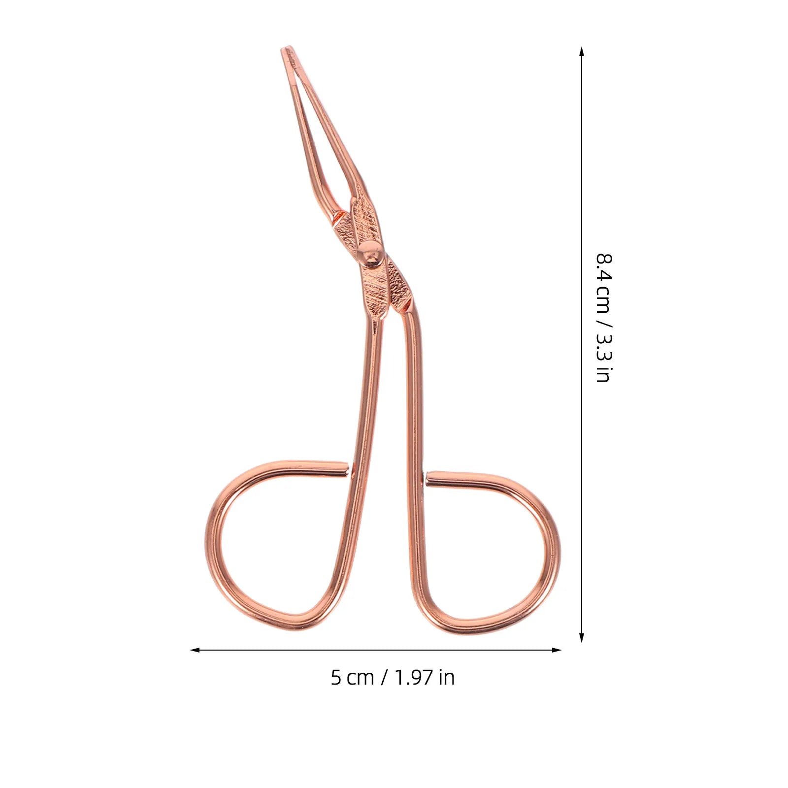 2Pcs Stainless Steel Eyebrow Tweezers Scissor Handle Slant Tip for Eyebrow Shaping Eyelash Curling Precision Grooming Beauty