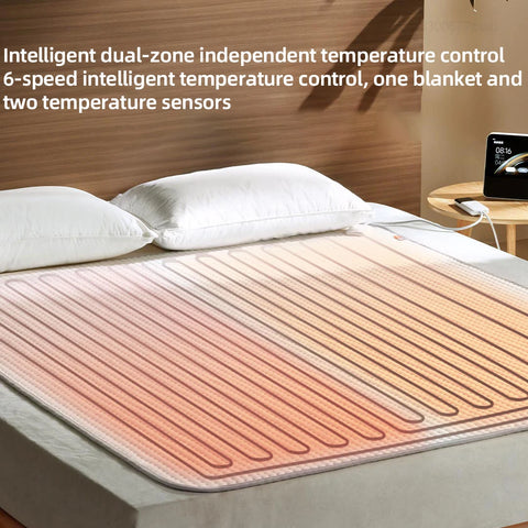 Xiaomi Mijia Smart Electric Blanket MJDRT018H Intelligent Dual-zone Temperature Control Electric Mat Heating Sleep Pad Winter