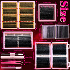 170/400/402/800PCS Eyelash Cluster Kit Multiple Combination From Natural to Dense Mixed Density Daily Makeup Party & Dramatic