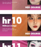 HERORANGE youth monochrome makeup eye shadow ins pearlescent fine flash natural delicate mashed potato eye shadow plate
