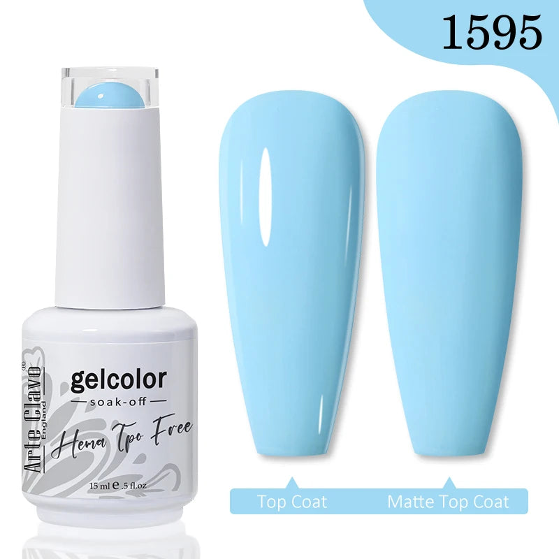 Arte Clavo Hema Free TPO Free Nail Gel Polish Nail Supplies Vernis Semi Permanent Nail Art Manicure Soak Off UV Gel Nail Varnish